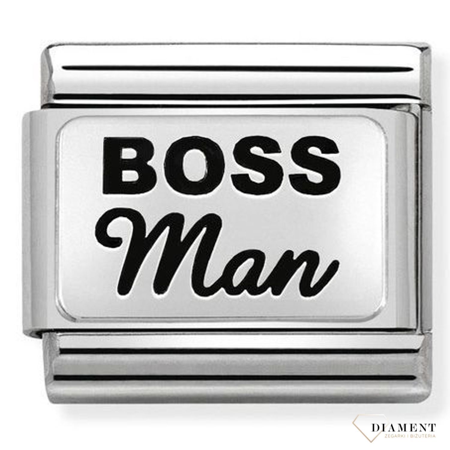 Nomination - Link 925 Silver 'BOSS MAN' 330109 34 biżuteria nomination nomination zawieszki nomination baza.jpg